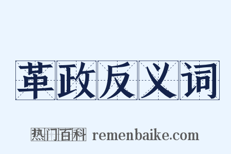 革政反义词是什么意思的图片